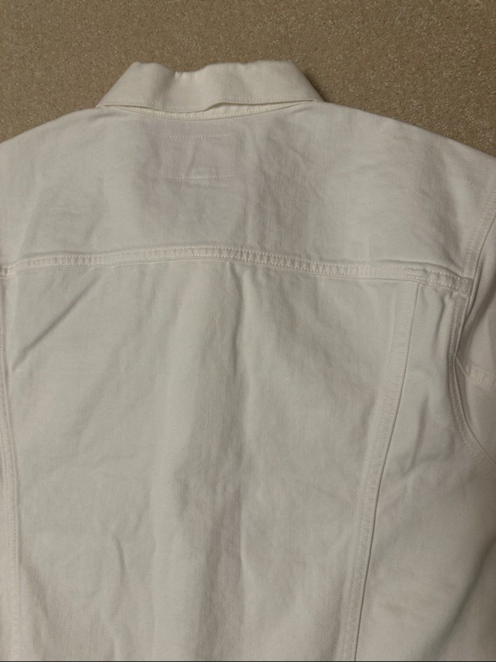 Polo by Ralph Lauren Men's White Denim Trucker Jacket Size L - Picture 13 of 13